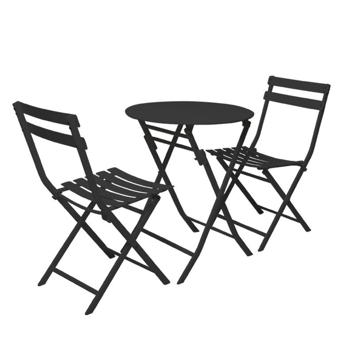 Milk tea shop outdoor folding table and chair combination cafe dessert simple outdoor swing chair set