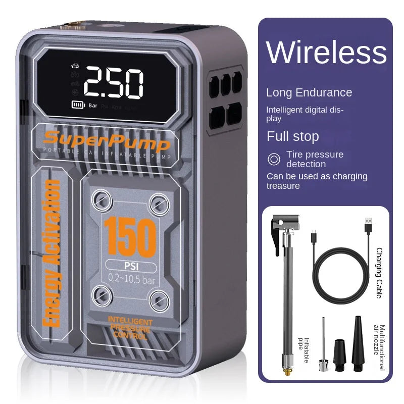 TouchsmartEF | Air Pump Portable High-Power Digital Display powerbank