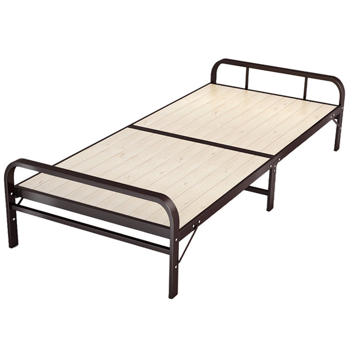 Single folding bed siesta small bed iron frame