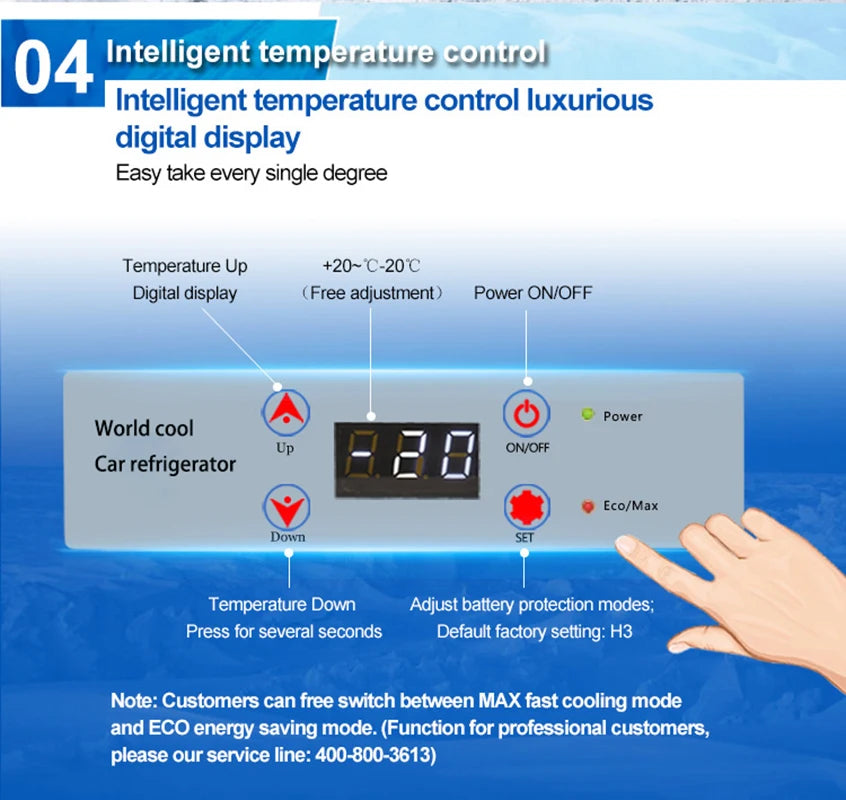 TouchsmartEF | 9 to 15L Alpicool Auto Car Refrigerator 12V Compressor Portable Freezer Fridge Quick