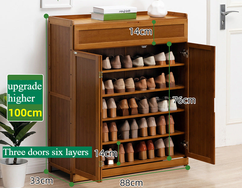 TouchsmartEF | Door shoe cabinet high vertical entry cabinet integrated door corridor with extremely