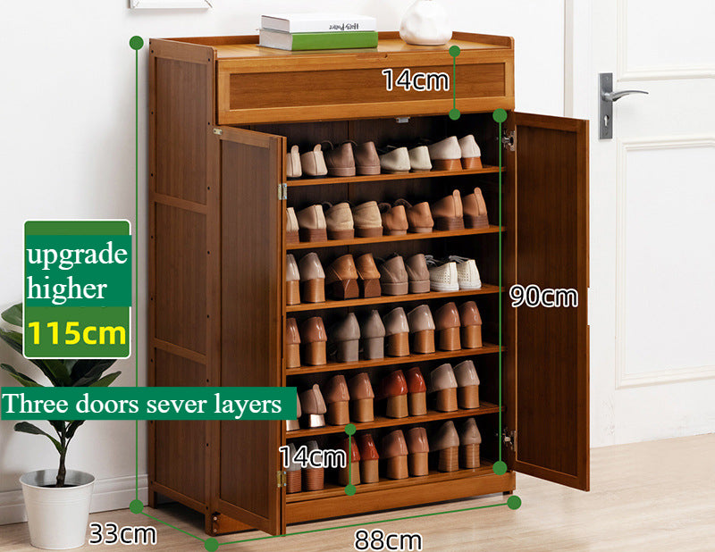TouchsmartEF | Door shoe cabinet high vertical entry cabinet integrated door corridor with extremely