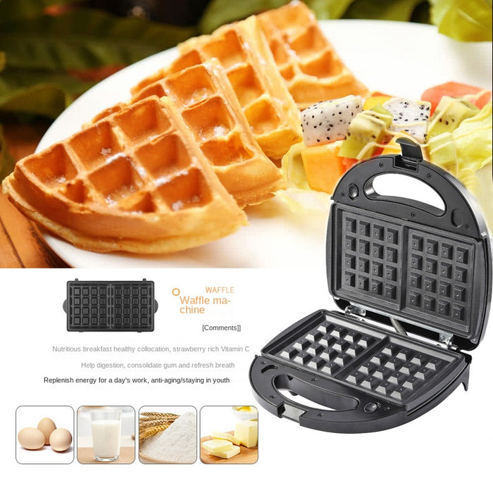 Six-in-One Breakfast Machine Sandwich Machine Waffle Machine Shell Donut Cake Machine Panini Nut Machine