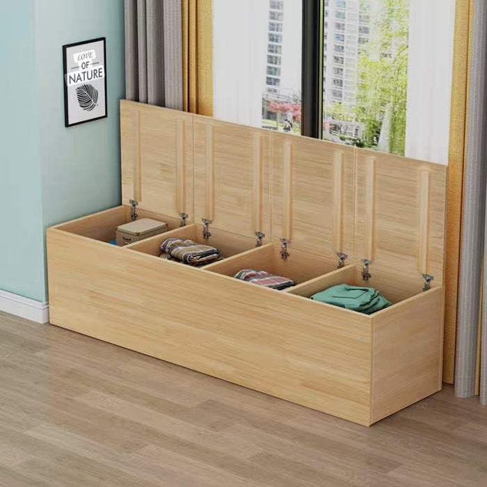 Solid wood bay window cabinet floor cabinet, storage cabinet