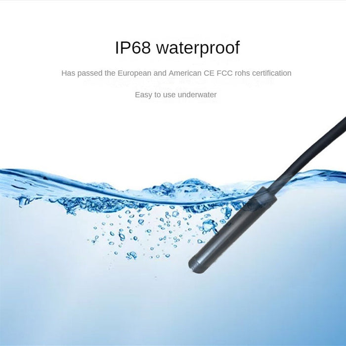 Three-in-One Hd Waterproof Industrial Pipe Endoscope Wifi Mobile Phone Universal