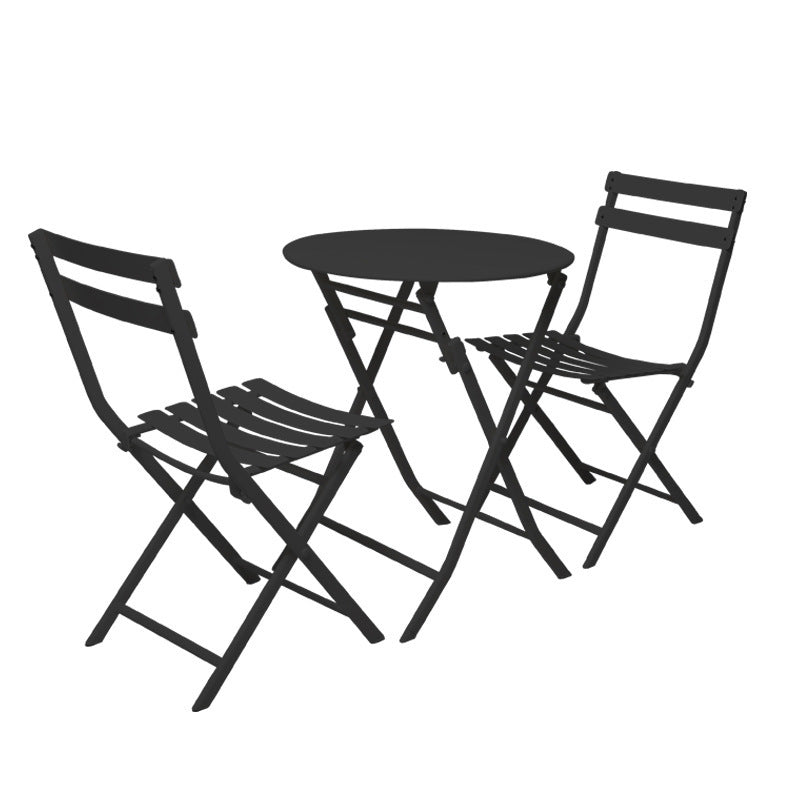 TouchsmartEF | Milk tea shop outdoor folding table and chair combination cafe dessert simple outdoor