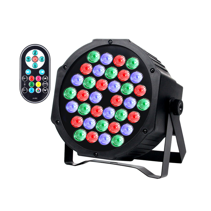 36 led par lights voice-activated dyeing background projection light KTV bar stage light Christmas projection advertising wedding lights