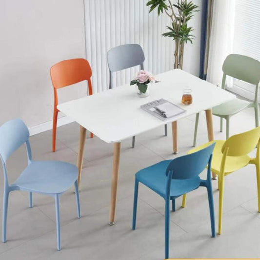 TouchsmartEF | Nordic simple plastic integrated molding chair household thickened versatile stackabl