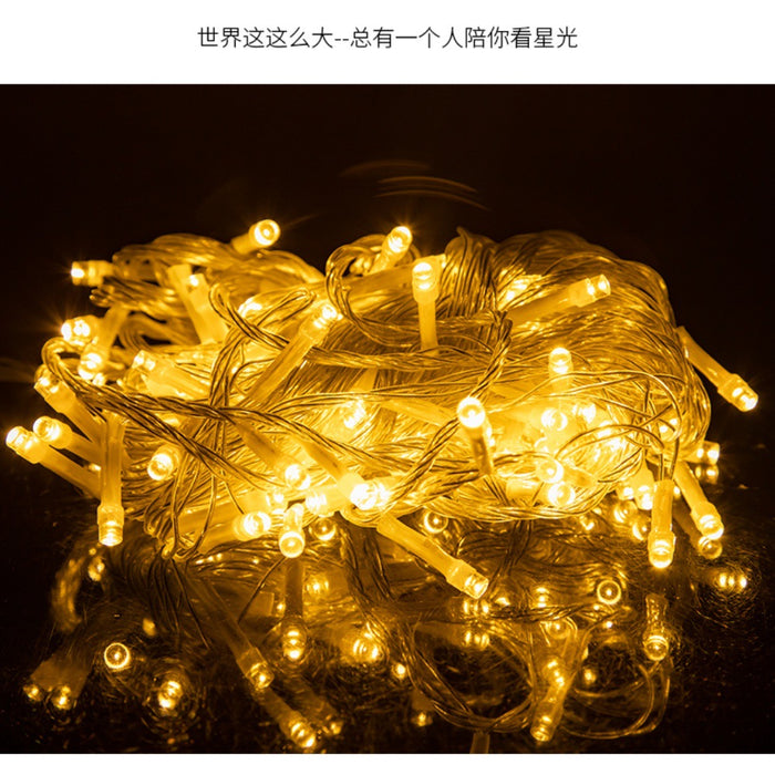 Christmas atmosphere decorative light waterproof outdoor led light string full of stars