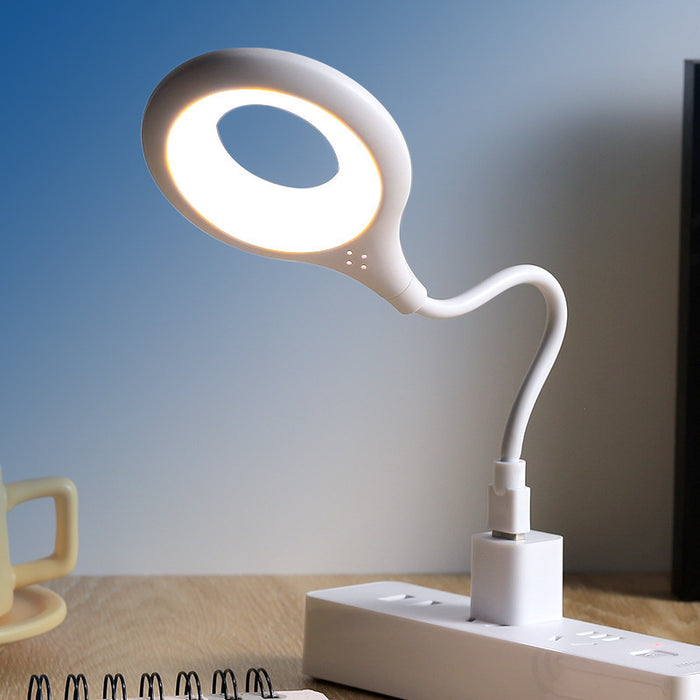 USB LED Light Smart Voice Control Lamp Eye Protection Night