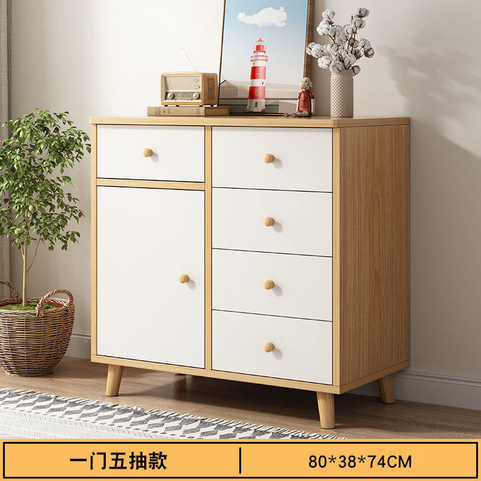 chest of drawers, locker, storage cabinet, bedroom cabinet, bucket cabinet, living room against the wall, simple modern drawer storage bookcase