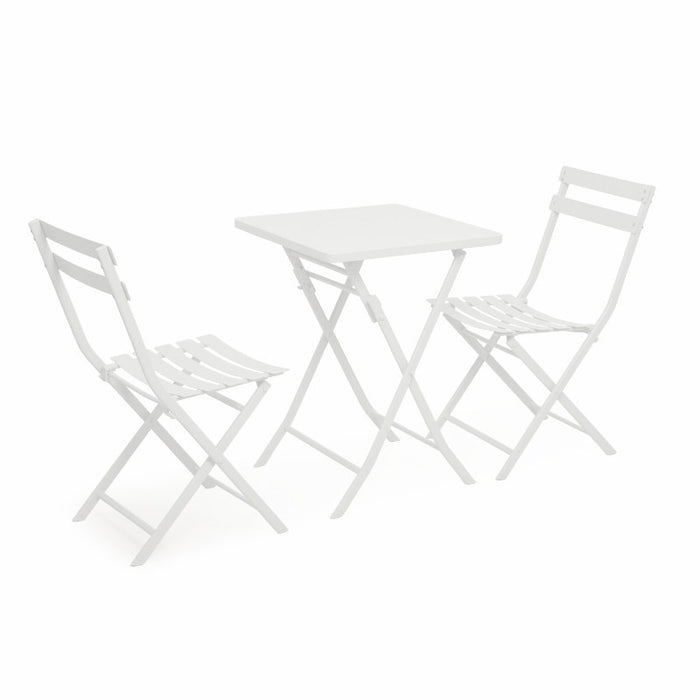 Milk tea shop outdoor folding table and chair combination cafe dessert simple outdoor swing chair set