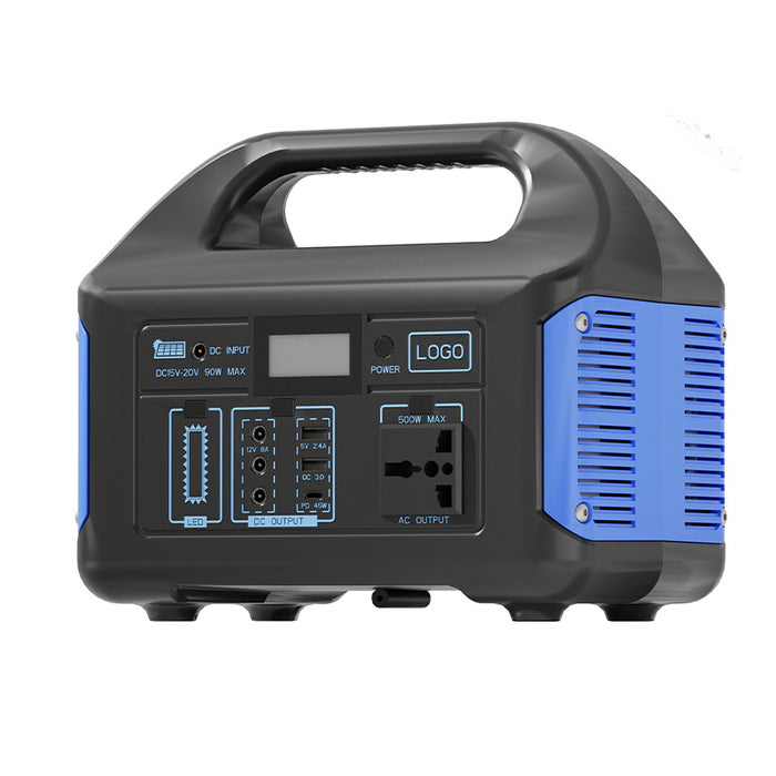 220V 300W/500W Convenient Power Supply Solar Energy Storage Outdoor Mobile Power Supply Power Bank Camping Self-driving Tour