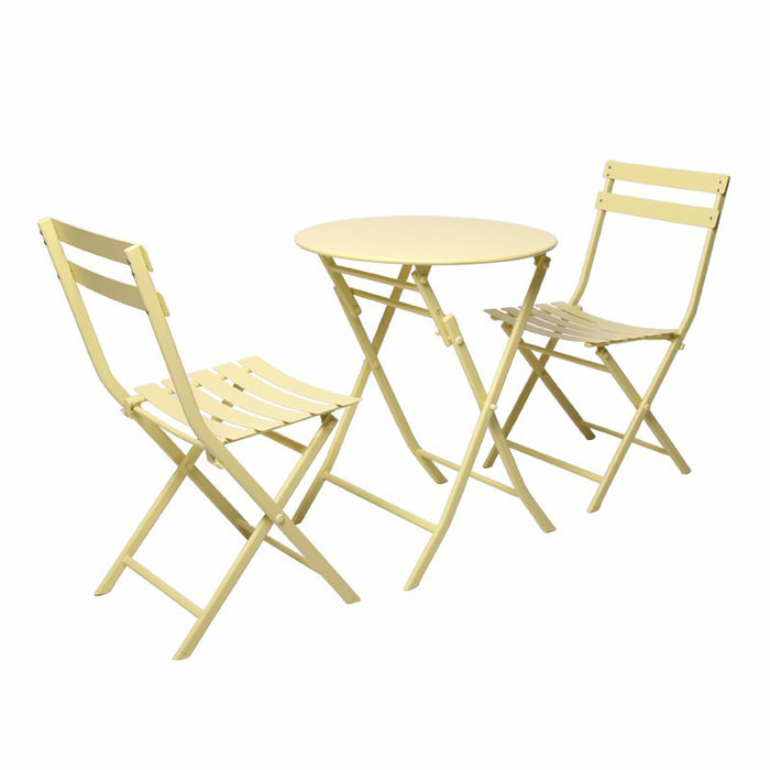 Milk tea shop outdoor folding table and chair combination cafe dessert simple outdoor swing chair set