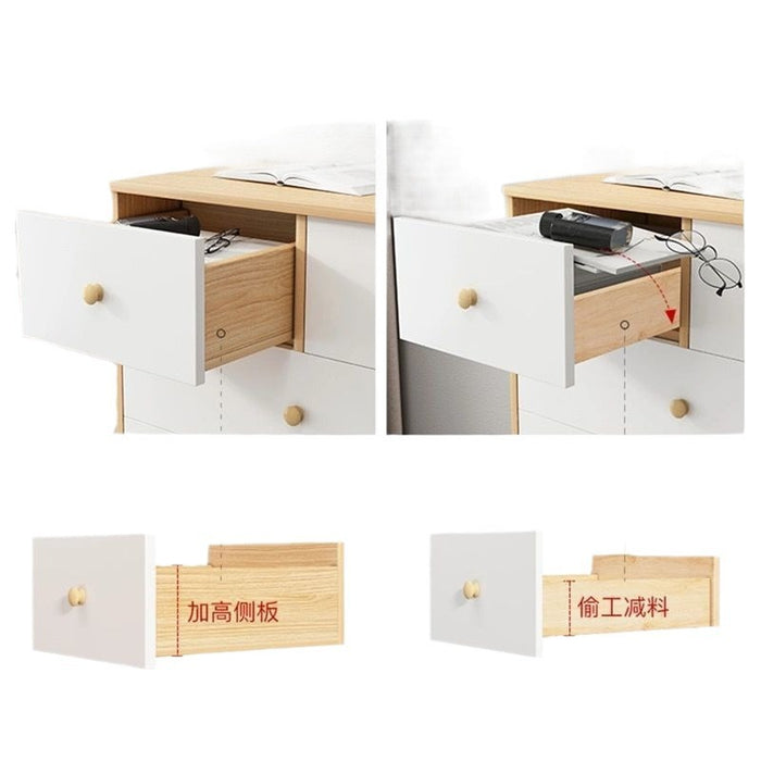 chest of drawers, locker, storage cabinet, bedroom cabinet, bucket cabinet, living room against the wall, simple modern drawer storage bookcase