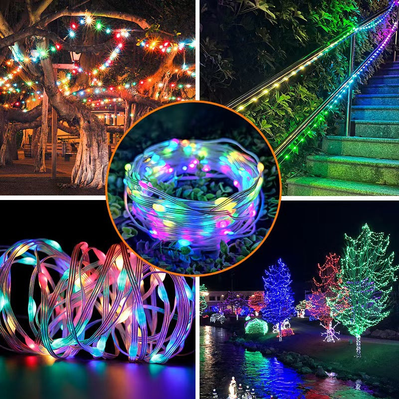 TouchsmartEF | Intelligent leather line light string outdoor waterproof three-wire led light string