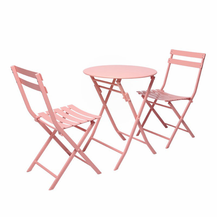 Milk tea shop outdoor folding table and chair combination cafe dessert simple outdoor swing chair set
