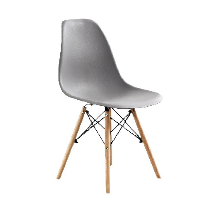 Nordic modern simple dining table and chairs, conference room negotiation chair, creative leisure Eames plastic chair