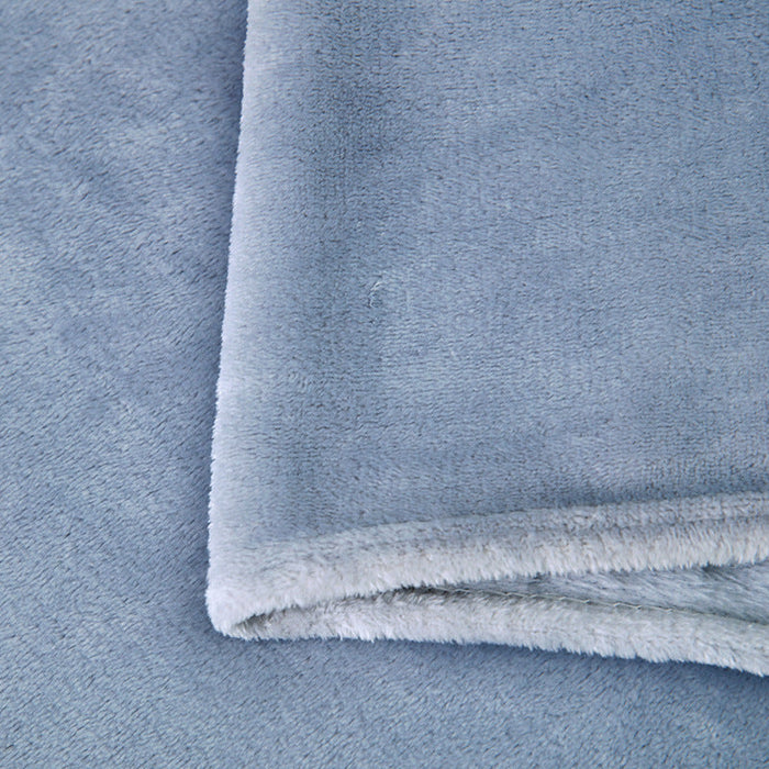 Solid flannel blankets, plain coral fleece sheets, milk fleece blankets
