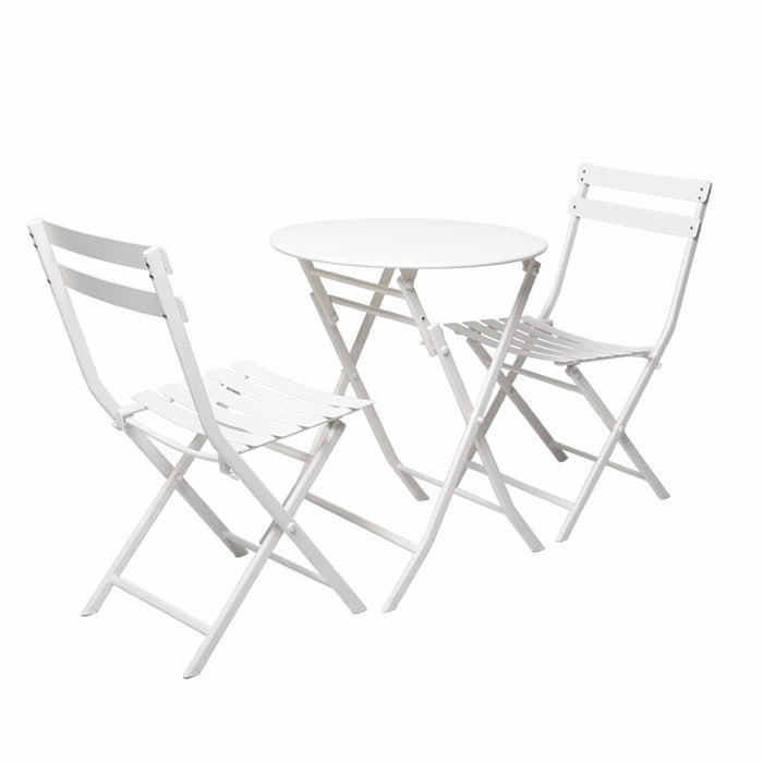 Milk tea shop outdoor folding table and chair combination cafe dessert simple outdoor swing chair set