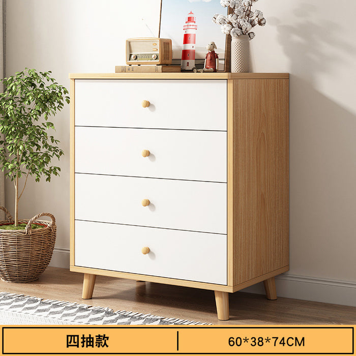 chest of drawers, locker, storage cabinet, bedroom cabinet, bucket cabinet, living room against the wall, simple modern drawer storage bookcase
