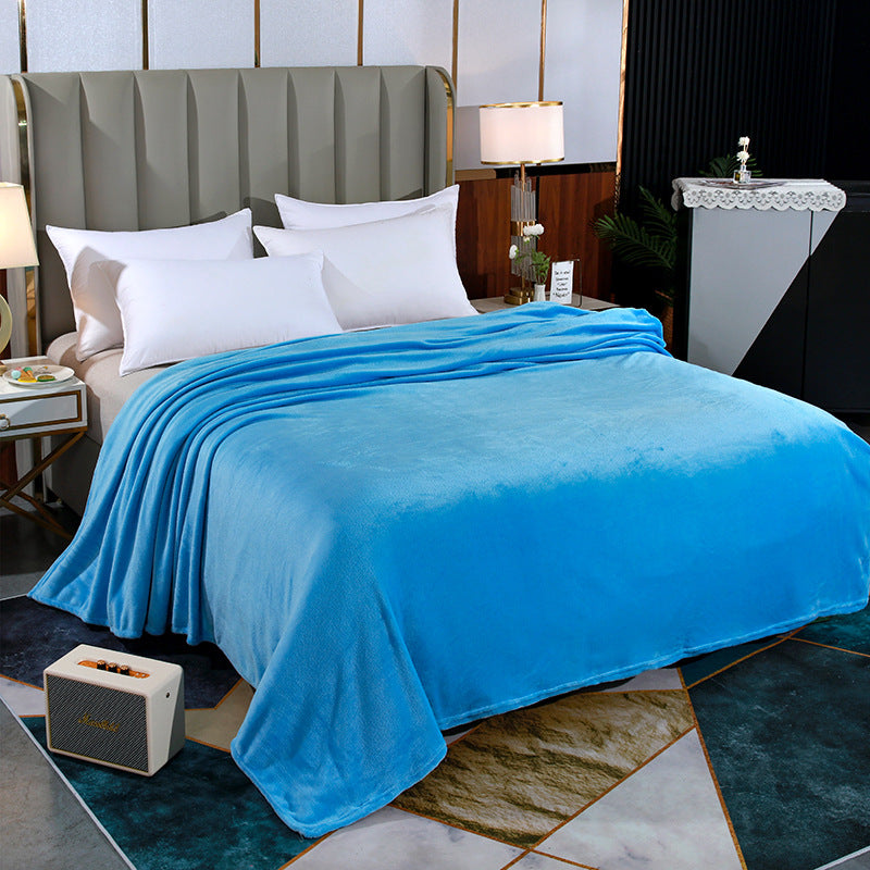 TouchsmartEF | Solid flannel blankets, plain coral fleece sheets, milk fleece blankets