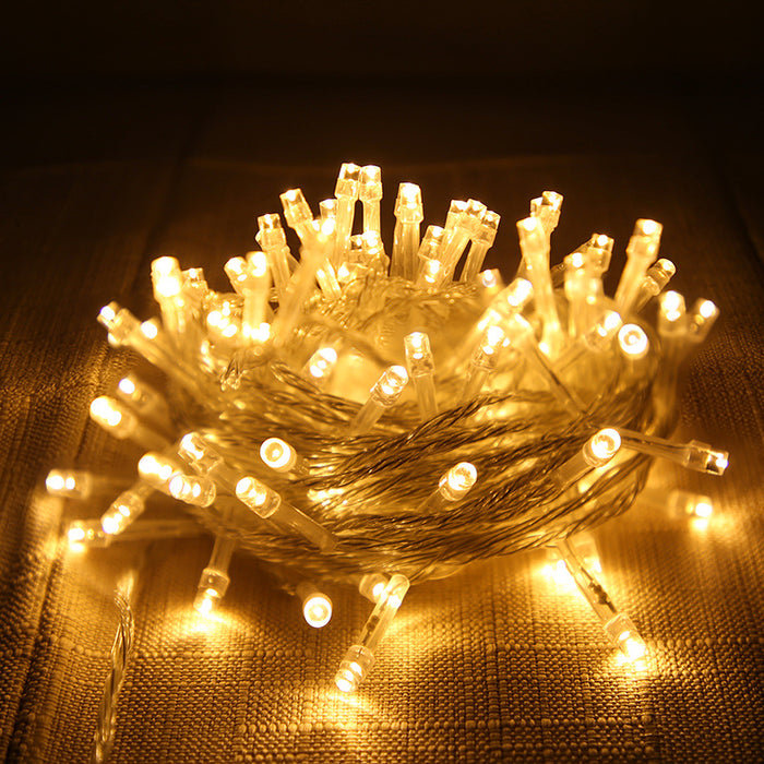 Christmas atmosphere decorative light waterproof outdoor led light string full of stars