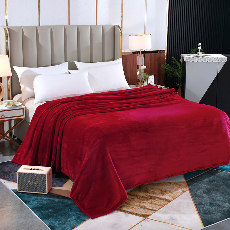 TouchsmartEF | Solid flannel blankets, plain coral fleece sheets, milk fleece blankets