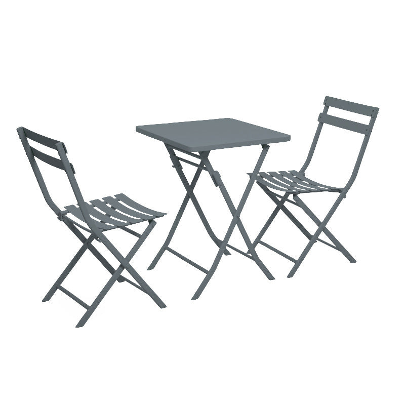 TouchsmartEF | Milk tea shop outdoor folding table and chair combination cafe dessert simple outdoor