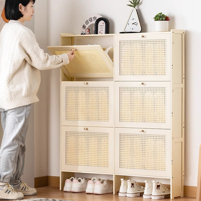 Simple shoe rack household door multi-layer with door dust-proof entry shoe rack shoe cabinet high vertical integrated storage rack