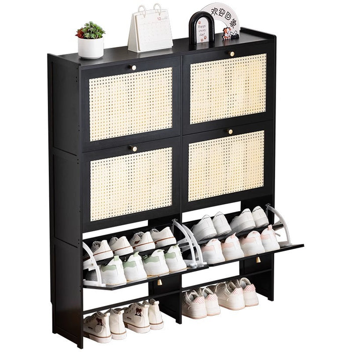 Simple shoe rack household door multi-layer with door dust-proof entry shoe rack shoe cabinet high vertical integrated storage rack