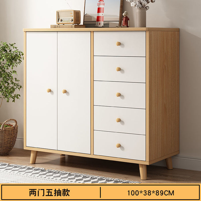 chest of drawers, locker, storage cabinet, bedroom cabinet, bucket cabinet, living room against the wall, simple modern drawer storage bookcase
