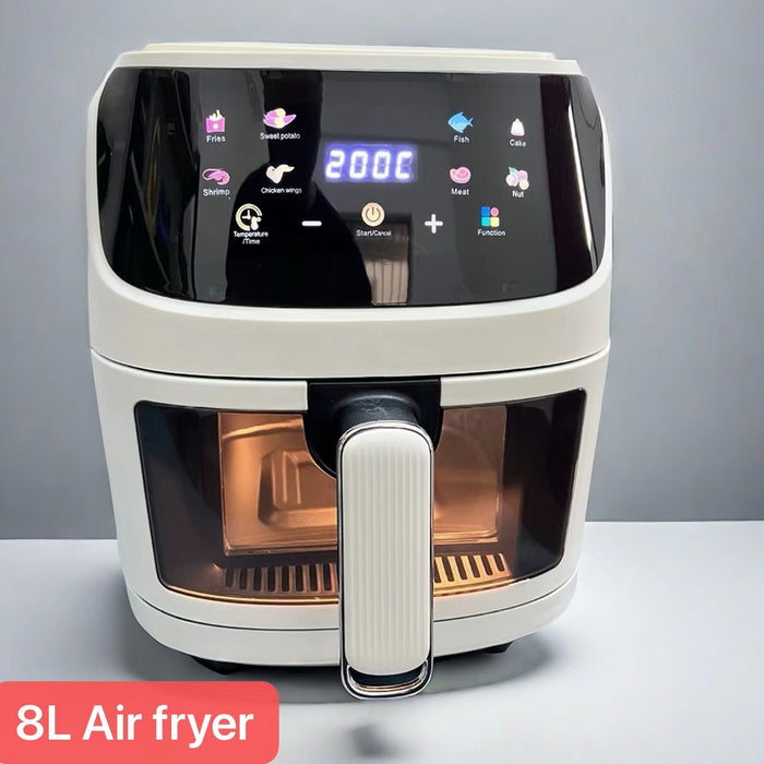 Large capacity smart touch oven visual multi-function air electric fryer electric fryer French fries machine