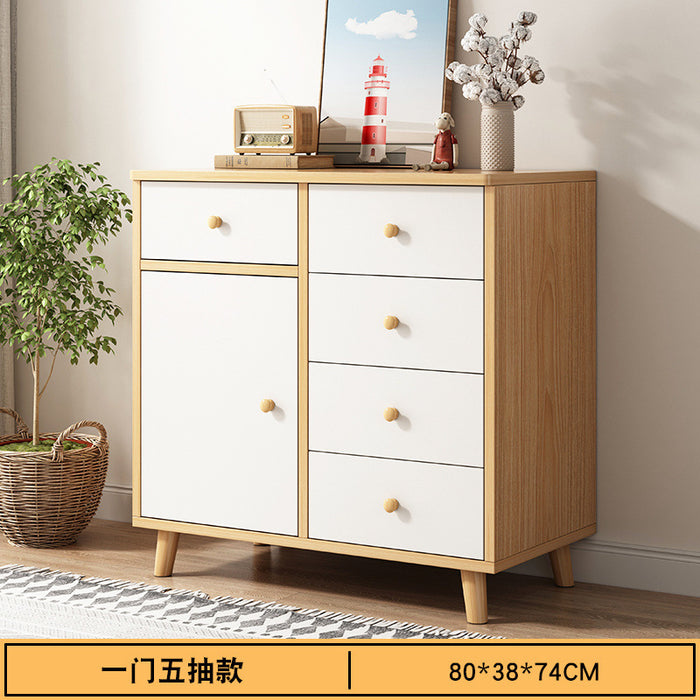 chest of drawers, locker, storage cabinet, bedroom cabinet, bucket cabinet, living room against the wall, simple modern drawer storage bookcase