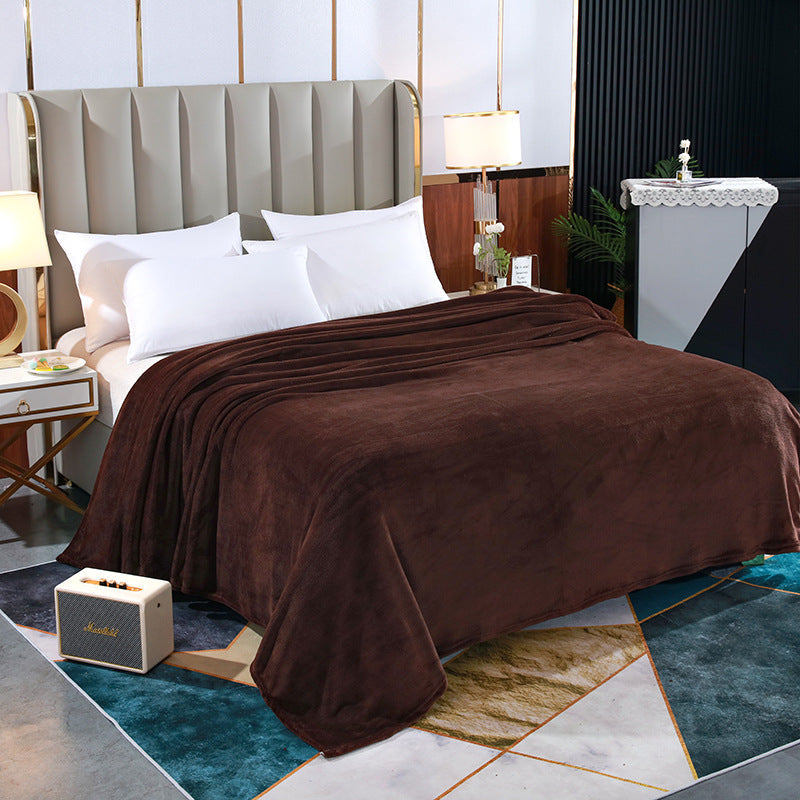 TouchsmartEF | Solid flannel blankets, plain coral fleece sheets, milk fleece blankets