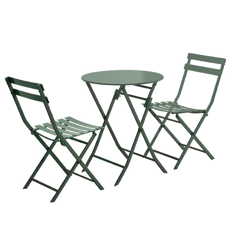 TouchsmartEF | Milk tea shop outdoor folding table and chair combination cafe dessert simple outdoor