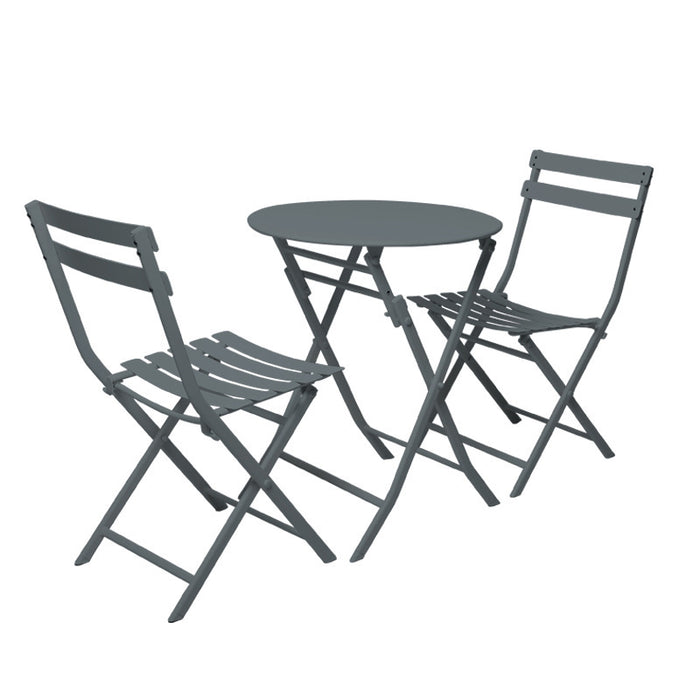 Milk tea shop outdoor folding table and chair combination cafe dessert simple outdoor swing chair set