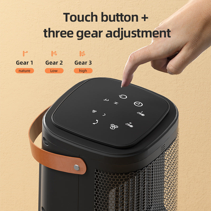 TouchsmartEF | Heating and cooling fan remote control touch screen electric timing warm air househol