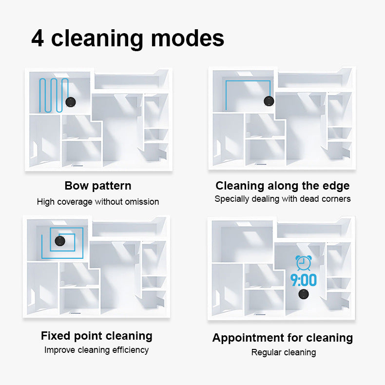 TouchsmartEF | Smart Home Automatic Vacuum Cleaner Sterilization Sweep Mop Floor Washing Machine Int