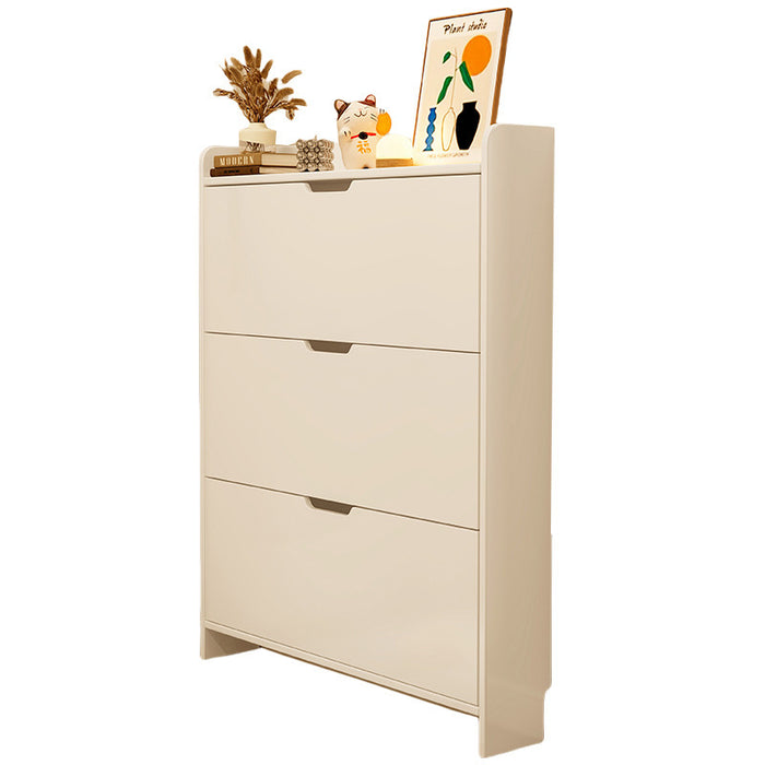 Ultra-thin shoe cabinet, tipping bucket at the door of the home, entrance cabinet, indoor storage, narrow shoe rack