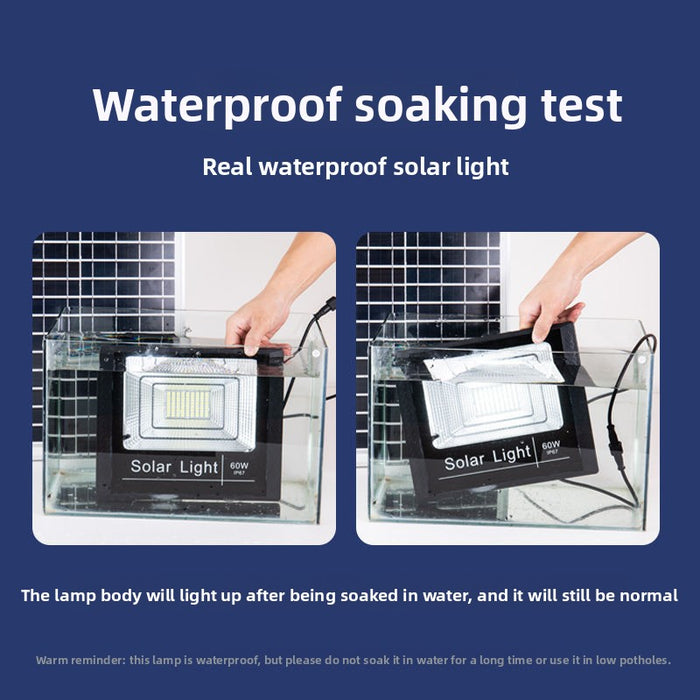 Solar light household outdoor garden light new rural photovoltaic street light led high-power flood light super bright and waterproof