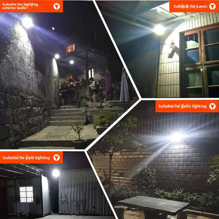 Solar light household outdoor garden light new rural photovoltaic street light led high-power flood light super bright and waterproof