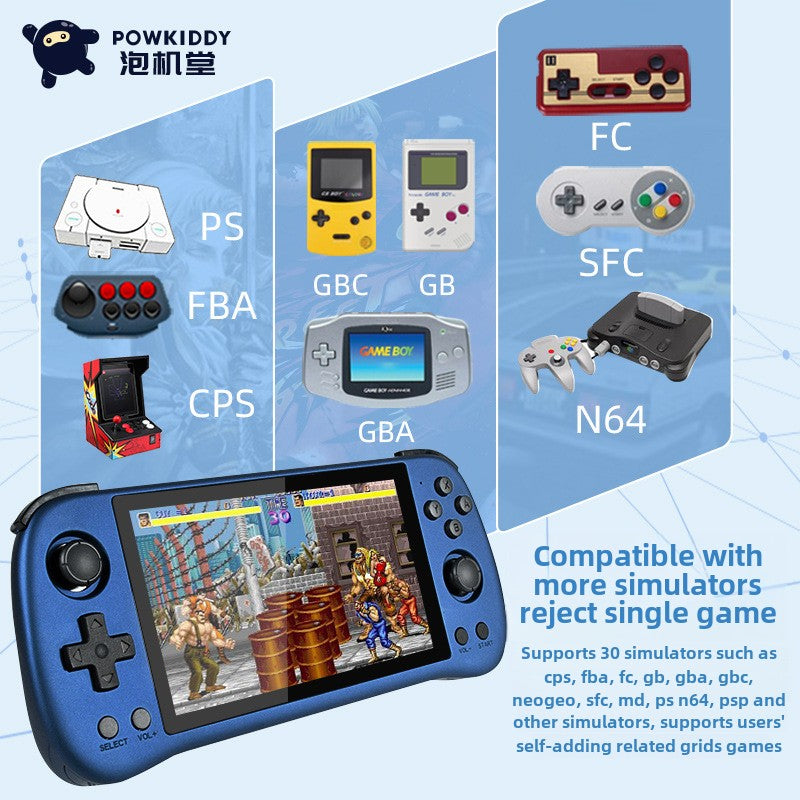 TouchsmartEF | Powkiddy bubble machine hall x55 handheld 5.5 inch open source handheld arcade PS1 em