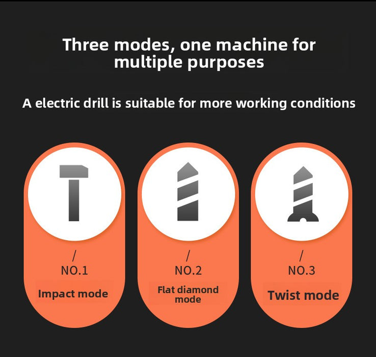 Brushless charging hand drill multi-function electric screwdriver household power tool set