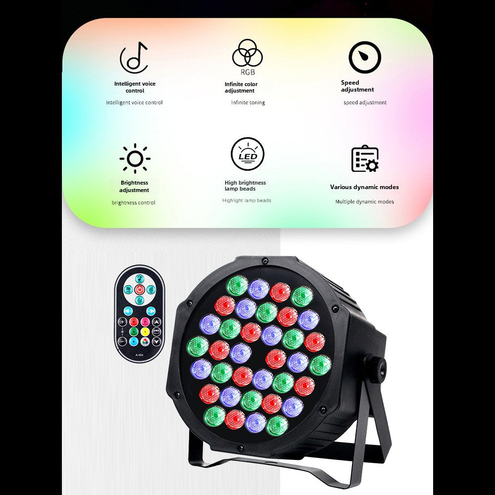 TouchsmartEF | 36 led par lights voice-activated dyeing background projection light KTV bar stage li