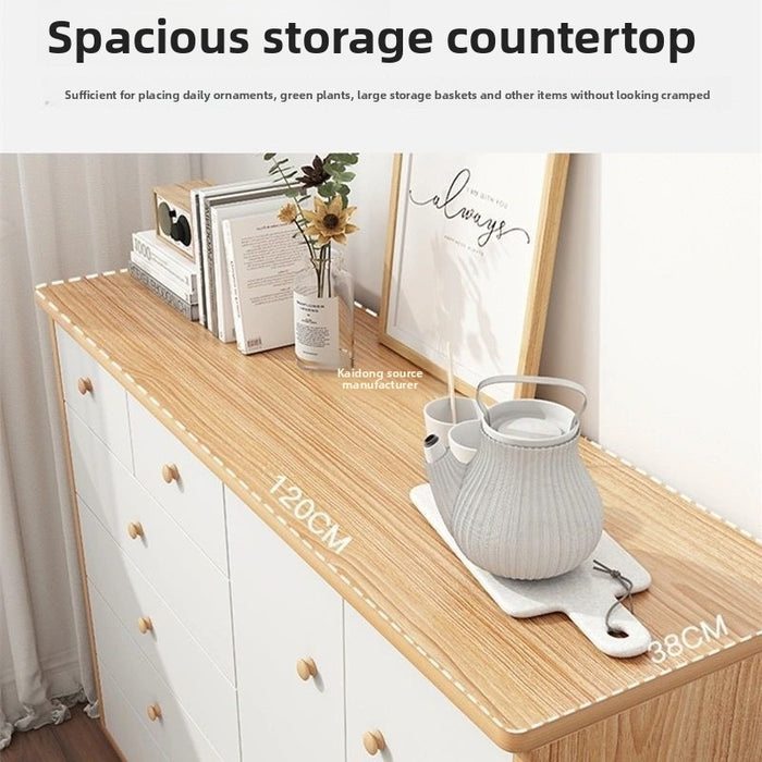 chest of drawers, locker, storage cabinet, bedroom cabinet, bucket cabinet, living room against the wall, simple modern drawer storage bookcase