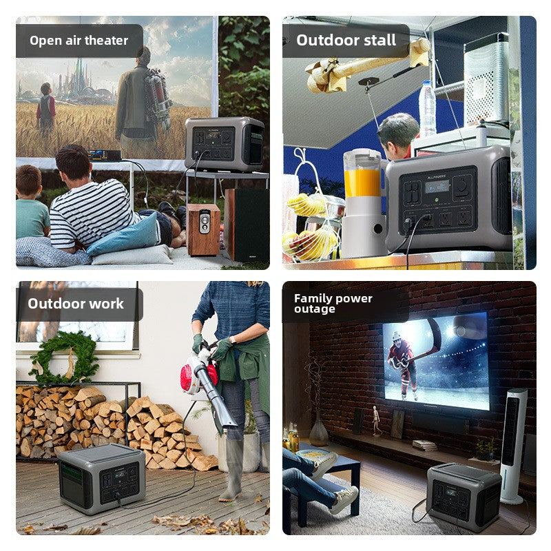 TouchsmartEF | ALLPOWERS Outdoor Power Supply Large Capacity 2500W Lithium Iron Phosphate Energy Sto