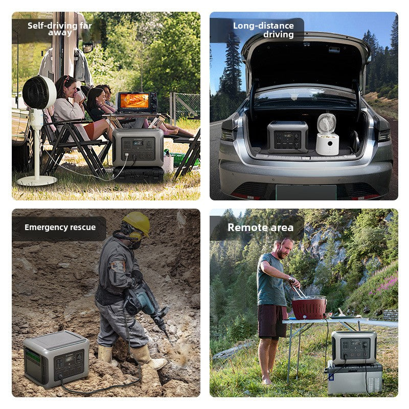 TouchsmartEF | ALLPOWERS Outdoor Power Supply Large Capacity 2500W Lithium Iron Phosphate Energy Sto