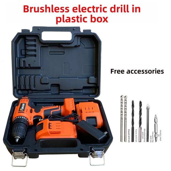 Brushless charging hand drill multi-function electric screwdriver household power tool set