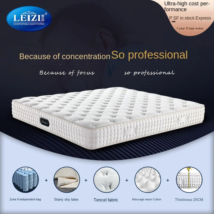 Five Star Hotel Mattress Independent Bag Latex Mattress